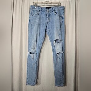 Forever 21 Men Denim Skinny Jeans Sz 36